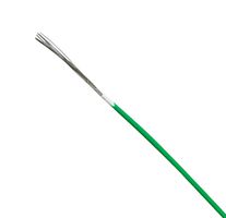 RAYCHEM - TE CONNECTIVITY 44A0111-26-5 Wire, PVDF, Green, 26 AWG, 19 x 38AWG, 328 ft