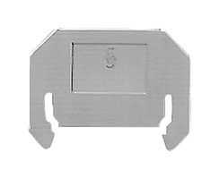 SIEMENS 8WA1823 Accessory, Grey, Siemens ALPHA FIX Series 35mm² 8WA1 Terminal Blocks, Intermediate Plate