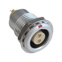 BULGIN LIMITED PPCEGG1B02CLL 圆形连接器, Standard Circular Connector, Push Pull X Series, 面板安装插座, 2 触点, 焊接插座, 推挽