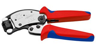 KNIPEX 97 53 19 压接工具, 带旋转模头, 棘轮, Knipex Twistor系列0.14至10mm²线箍, Twistor Series