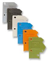 WAGO 254-100 End Cover, for Use with Terminal Blocks, Grey