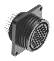 AMP - TE CONNECTIVITY 2-208224-1 圆形连接器, 圆形电源连接器, CPC Series 1, 面板安装插座, 37 触点, 焊接插座