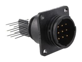 AMP - TE CONNECTIVITY 1-207303-4 Circular Connector, Circular Power Connector, CPC Series 1, Flange Mount Receptacle, 16 Contacts
