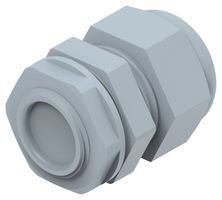 ENTRELEC - TE CONNECTIVITY 1SNG626053R0000 电缆压盖, 带锁紧螺母, M20 x 1.5, 10 mm, 14 mm, 尼龙6 (聚酰胺 6), 灰色, IP66, IP68