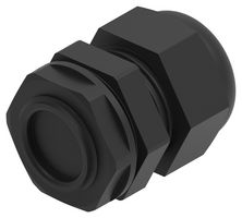 ENTRELEC - TE CONNECTIVITY 1SNG626054R0000 电缆压盖, 带锁紧螺母, M20 x 1.5, 10 mm, 14 mm, 尼龙6 (聚酰胺 6), 黑色, IP66, IP68