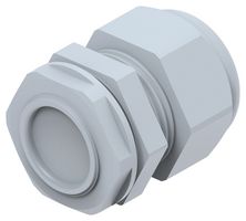 ENTRELEC - TE CONNECTIVITY 1SNG626077R0000 电缆压盖, 带锁紧螺母, M25 x 1.5, 13 mm, 18 mm, 尼龙6 (聚酰胺 6), 灰色, IP66, IP68