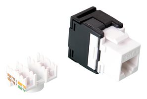 MULTICOMP PRO MP010445 Modular Connector, RJ45 Jack, 1 x 1 (Port), 8P8C, Cat6, Cable Mount