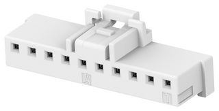 TE CONNECTIVITY 2-2232979-0 矩形连接器, 自然，A键, SGI2.0 Series, 10 触点, 插头, 2 mm, IDC / IDT, 1排
