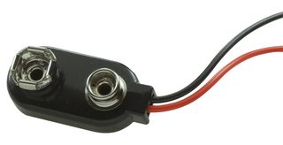 KEYSTONE 2239 电池触点, PP3 (9V), 导线, 磷青铜, 镀镍触芯