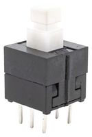 E-SWITCH TL2201EEYA 按钮开关, 微型, TL2201 Series, DPDT-DB, 开-开, 柱塞盖