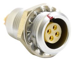 MULTICOMP PRO MCEGG0BC304KS Circular Connector, Standard Circular Connector, 00 Series, Panel Mount Receptacle, 4 Contacts