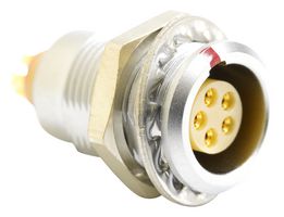 MULTICOMP PRO MCEGG0BC305KS 圆形连接器, Standard Circular Connector, 00 Series, 面板安装插座, 5 触点, 焊接插座, 推挽
