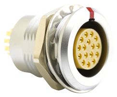 MULTICOMP PRO MCEGG2BC316KS 圆形连接器, Standard Circular Connector, 00 Series, 面板安装插座, 16 触点, 焊接插座, 推挽