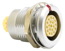 MULTICOMP PRO MCEGG2BC318KS 圆形连接器, Standard Circular Connector, 00 Series, 面板安装插座, 18 触点, 焊接插座, 推挽