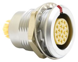 MULTICOMP PRO MCEGG2BC319KS 圆形连接器, Standard Circular Connector, 00 Series, 面板安装插座, 19 触点, 焊接插座, 推挽