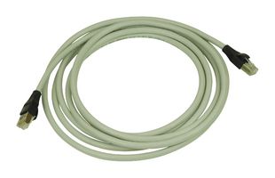 L-COM TRD695SCR-10 以太网线缆, Cat6, RJ45插头至RJ45插头, 灰色, 3 m, 10 ft