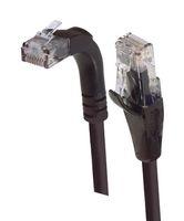 L-COM TRD815RA2BLK-1 Ethernet Cable, Cat5e, RJ45 Plug to RJ45 Plug, UTP (Unshielded Twisted Pair), Black, 304.8 mm