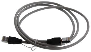 L-COM TRD855SCR-5 以太网线缆, Cat5e, RJ45插头至RJ45插头, 灰色, 1.5 m, 5 ft