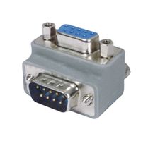 L-COM DG909MF3 连接器适配器, D-sub, 标准 D Sub, 插头, 9 路, 标准 D Sub, 插座, 9 路