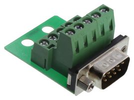 L-COM DGB9MT1 D-Sub 连接器, 标准, 插头, Field Termination Series, 9 触点, DE, 螺丝