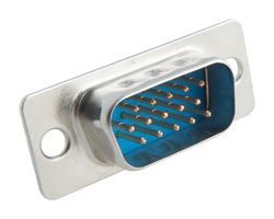 L-COM SDH15P D-Sub 连接器, 标准, 插头, 15 触点, DA, 焊接杯