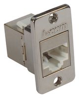 L-COM ECF504-SC5E-MINI 直列式适配器, Cat5e, 适配器, 直列式, RJ45, RJ45