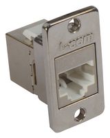 L-COM ECF504-SC6-MINI In-Line Adapter, Cat6, Adaptor, In-Line, RJ45, RJ45