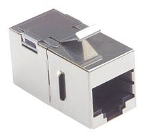 L-COM TDG1026KS-C6A 直列式适配器, Cat6a, 适配器, 直列式, RJ45, RJ45