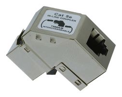 L-COM UJ5T568S In-Line Adapter, Adaptor, In-Line, RJ45, RJ45