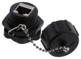 L-COM WPBHC6 直列式适配器, 密封,IP67, 适配器, 直列式, RJ45, RJ45, WPBHC Series