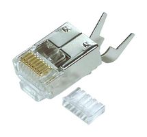 L-COM TDS8PC5 模块连接器, RJ45 插头, 1 x 1 (端口), 8P8C, Cat5e, 电缆安装