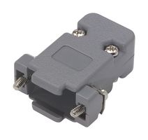 L-COM SDC9G 连接器后壳, D Sub, DE, 180°, 塑料主体