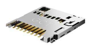 GCT MEM2080-00-128-00-A 存储卡连接器, Micro SD, 推-推, 8 触点, 磷青铜, 镀金触芯, MEM2080 Series