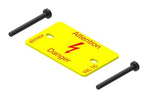 ELKAY WL16 Accessory, Elkay KUT16 Feed Through Terminal Blocks, Warning Label