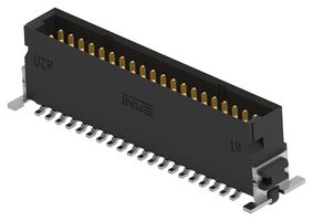 ERNI - TE CONNECTIVITY 254539-E 引脚针座, 3.25mm, 板至板, 1.27 mm, 2 排, 40 触点, 表面安装直型, SMC Series