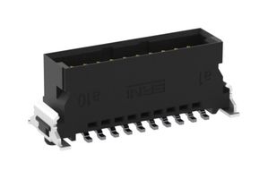 ERNI - TE CONNECTIVITY 254588-E 引脚针座, 1.75mm, 板至板, 1.27 mm, 2 排, 20 触点, 表面安装直型, SMC Series