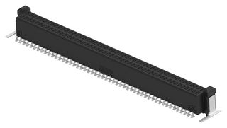 ERNI - TE CONNECTIVITY 294009-E Mezzanine Connector, Blindmate, Receptacle, 0.8 mm, 2 Rows, 100 Contacts, Surface Mount Straight