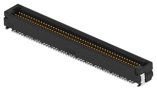 ERNI - TE CONNECTIVITY 294142-E Mezzanine Connector, Blindmate, Plug, 0.8 mm, 2 Rows, 100 Contacts, Surface Mount Straight