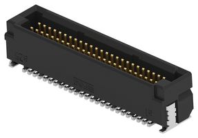 ERNI - TE CONNECTIVITY 294151-E Mezzanine连接器, 盲配, 插头, 0.8 mm, 2 排, 50 触点, 表面安装直型, 铜合金