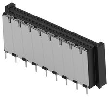 ERNI - TE CONNECTIVITY 354181-E Mezzanine连接器, 盲配, 插座, 1 mm, 2 排, 50 触点, 表面安装, 通孔安装, 铜合金