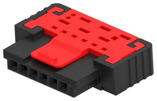 ERNI - TE CONNECTIVITY 464244-E IDC连接器, 垂直, IDC插座, 母, 1.27 mm, 1排, 6 触点, 电缆安装