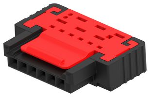 ERNI - TE CONNECTIVITY 484082-E IDC连接器, IDC插座, 母, 1.27 mm, 1排, 6 触点, 电缆安装