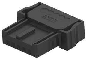 ERNI - TE CONNECTIVITY 524431-E IDC连接器, 直角, IDC插座, 母, 1.27 mm, 1排, 5 触点, 电缆安装