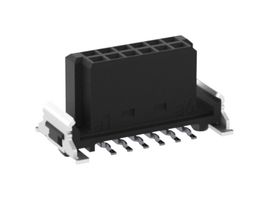 ERNI - TE CONNECTIVITY 154805-E PCB Receptacle, Board-to-Board, 1.27 mm, 2 Rows, 12 Contacts, Surface Mount Straight, SMC Series