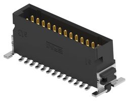 ERNI - TE CONNECTIVITY 244855-E 引脚针座, 3.25mm, 板至板, 1.27 mm, 2 排, 26 触点, 表面安装直型, SMC Series