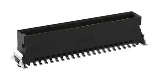 ERNI - TE CONNECTIVITY 254590-E 引脚针座, 1.75mm, 板至板, 1.27 mm, 2 排, 40 触点, 表面安装直型, SMC Series