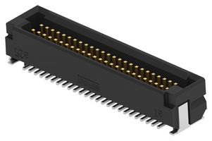 ERNI - TE CONNECTIVITY 294139-E Mezzanine连接器, 盲配, 插头, 0.8 mm, 2 排, 50 触点, 表面安装直型, 铜合金