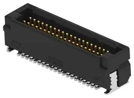 ERNI - TE CONNECTIVITY 294150-E Mezzanine连接器, 盲配, 插头, 0.8 mm, 2 排, 40 触点, 表面安装直型, 铜合金