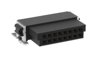 ERNI - TE CONNECTIVITY 354078-E PCB插座, 板至板, 1.27 mm, 2 排, 16 触点, 表面安装直角, SMC Series