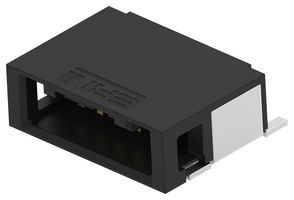 ERNI - TE CONNECTIVITY 504265-E 引脚针座, 线至板, 1.27 mm, 1 排, 5 触点, 表面安装直角, MicroBridge Series